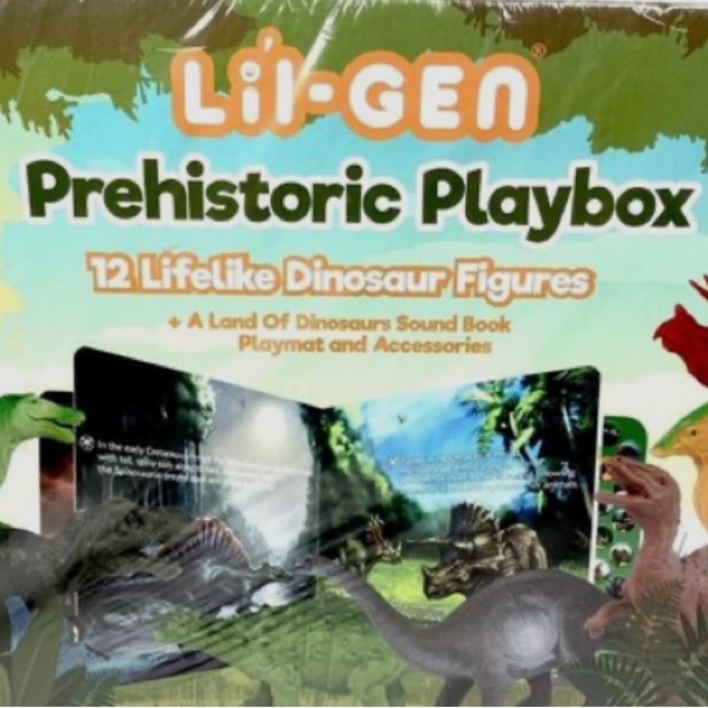 Lil-GEN PREHISTORIC PLAYBOOK - A land of Dinosaurs